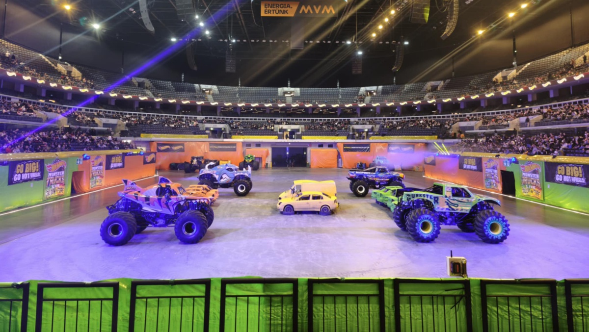 Relacja z Hot Wheels Monster Trucks Glow-N-Fire Live Show w Budapeszcie