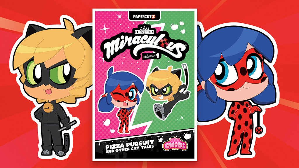 „Miraculous Chibi” komiks, który wprowadza paryskich superbohaterów do druku