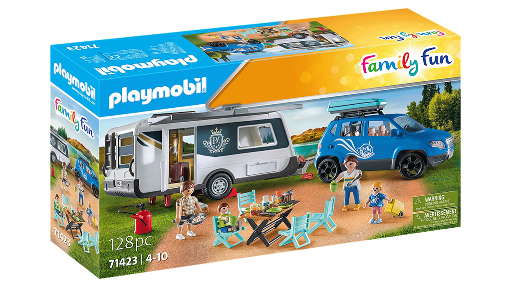 Prezentacja zabawki: Kamper Playmobil z samochodem