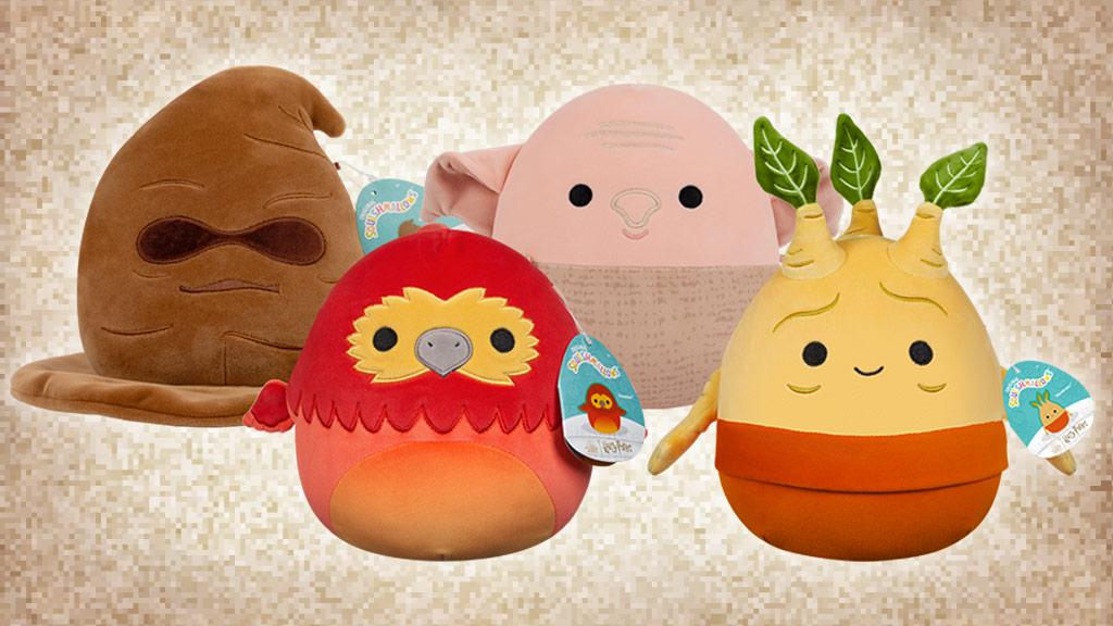 Cztery nowe Squishmallows Harryego Pottera wyruszają do Hogwartu