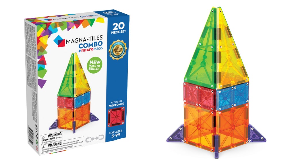 Zestaw MAGNA-TILES® Kombinowany 20 elementów