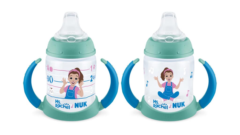 Nowe kubki ze słomką Ms. Rachel od NUK ułatwiają podwieczorek