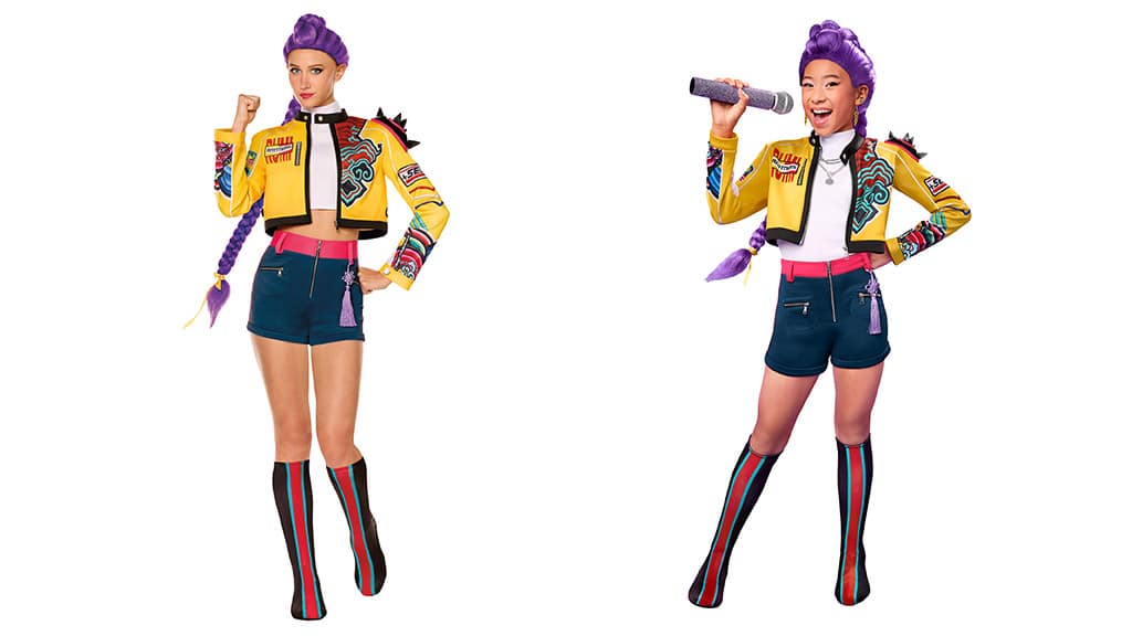 Dzieci mogą stylowo podbijać świat w tych kostiumach łowców demonów K-Pop.