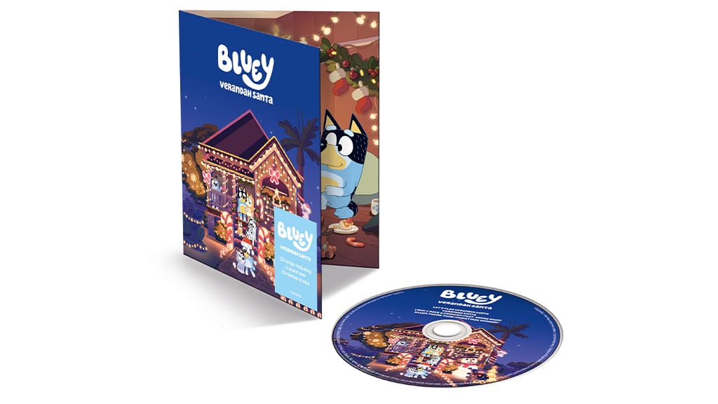 Aktywuj tryb tańca z tym świątecznym albumem Bluey!