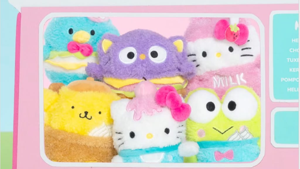 Jazwares Sanrio FoodTruckBumz pluszowe figurki inspirowane Hello Kitty