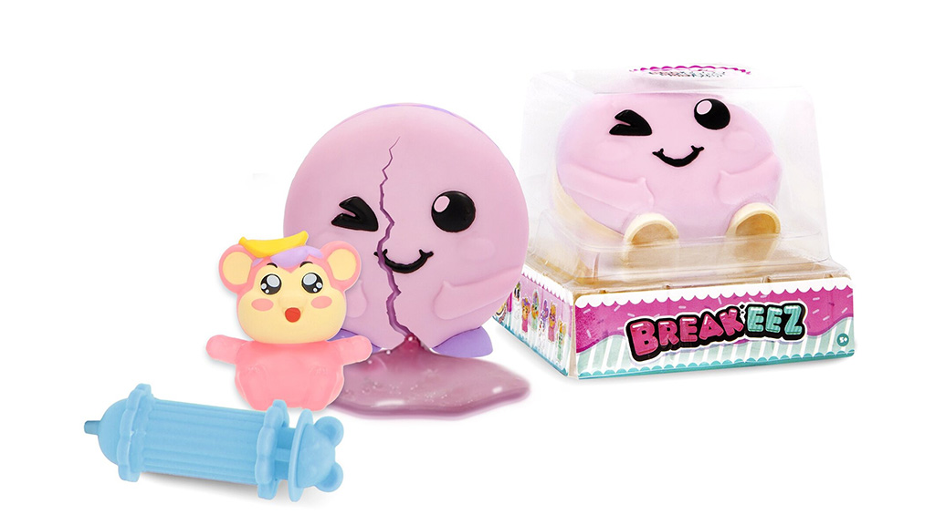 IMC Toys Breakeez Macaron słodki slime z niespodziankami urozmaica zabawę