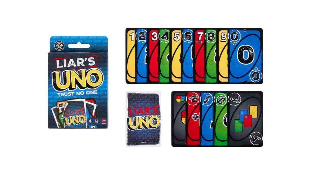 Mattel UNO Kłamcy gra karciana