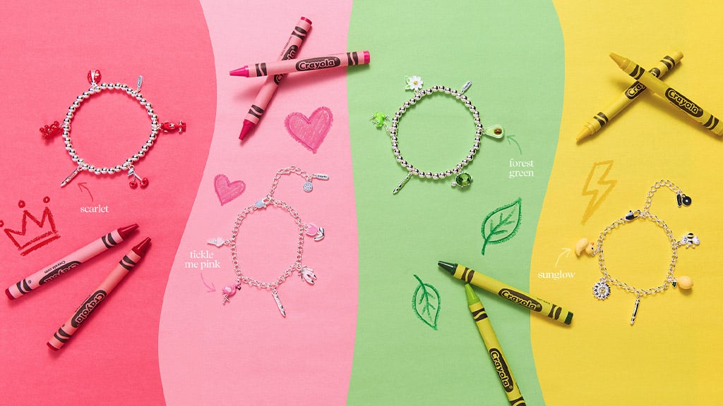 Pokaż swoje prawdziwe kolory z bransoletkami Alex and Ani Crayola!