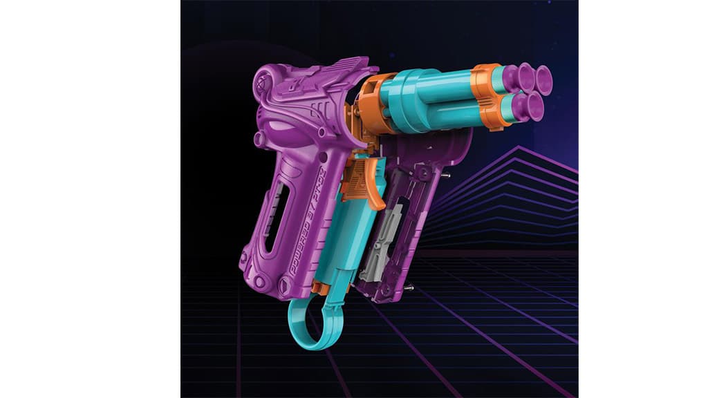 Prime Time Toys Dart Zone Zbuduj Sam Trójstrzałowy Pistolet z Gąbki