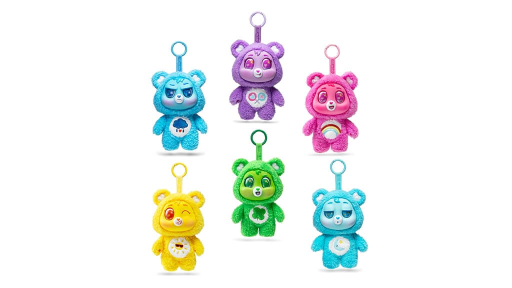 Basic Fun! Pluszowe figurki Troskliwych Misiów 15 cm z zawieszką