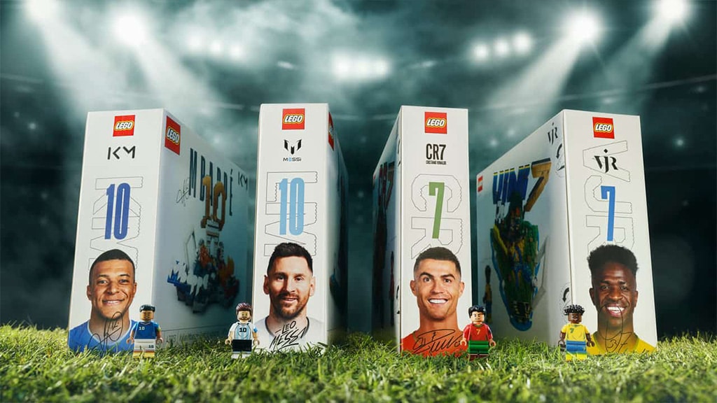 LEGO zrobiło furorę nowymi piłkarskimi zestawami z udziałem popularnych sportowców
