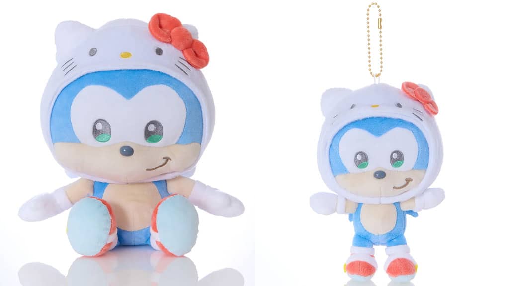 Urocze pluszowe zabawki powstały ze współpracy Sanrio i Sonica, jeża