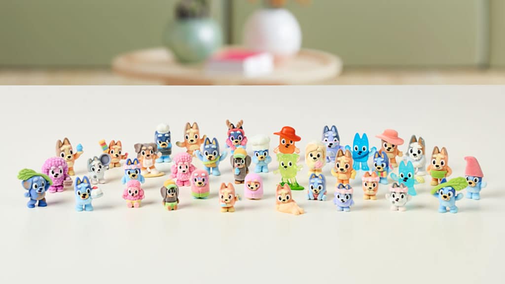 Figurki zabawkowe Moose Toys Bluey Fuzzies