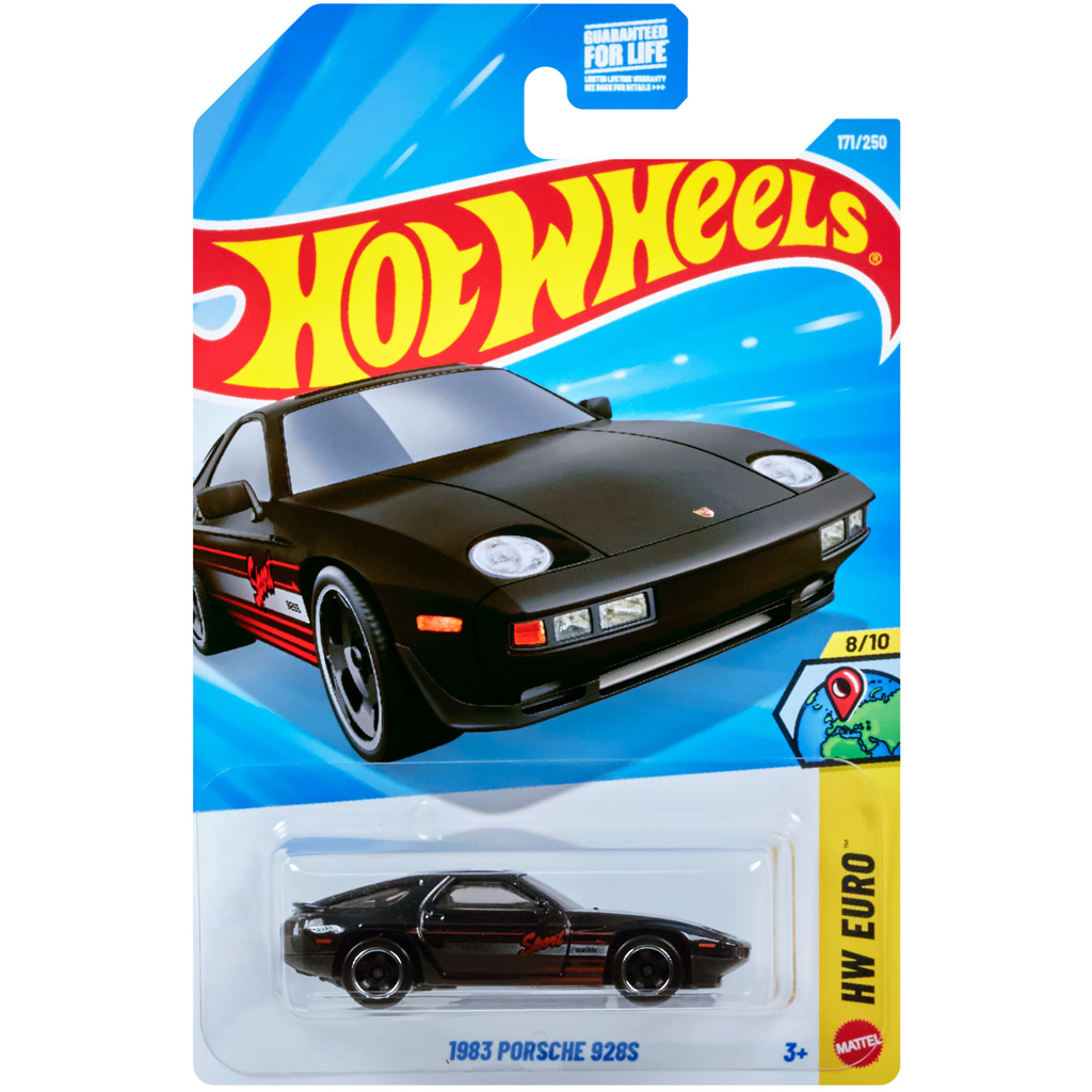 Hot Wheels: 1983 Porsche 928S samochód zabawkowy 1/64 - Mattel kép 1