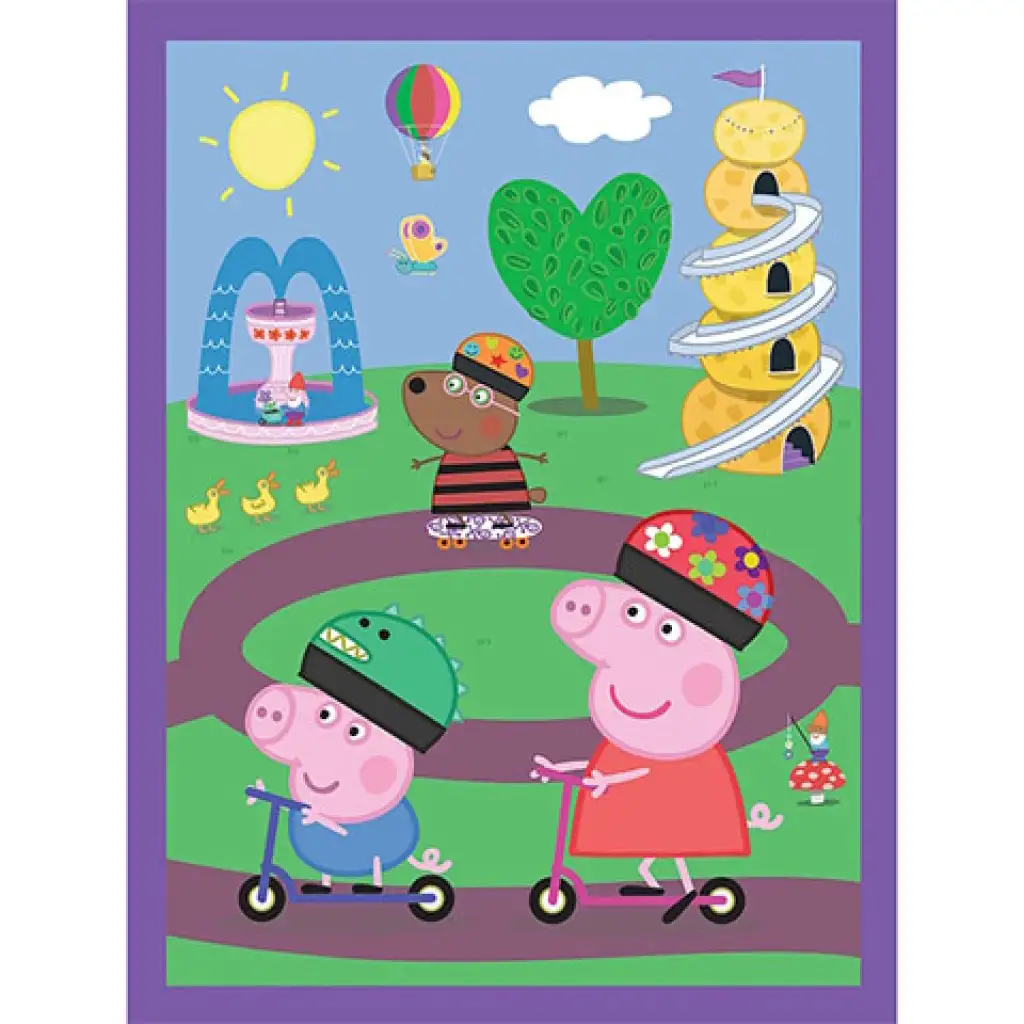 2 w 1 puzzle i gra pamięciowa Świnka Peppa - Trefl kép 2