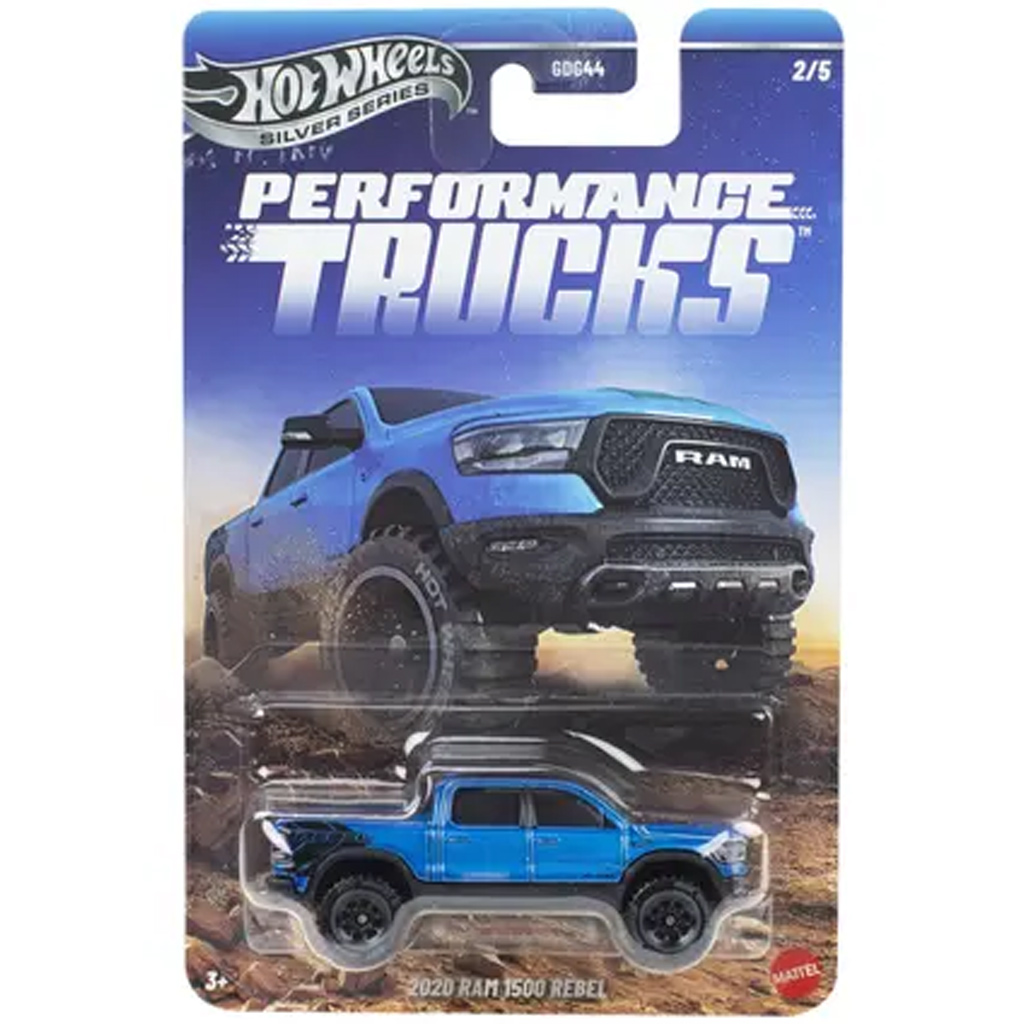 Hot Wheels Silver Series: 2020 RAM 1500 Rebel samochód 1/64 - Mattel kép 1
