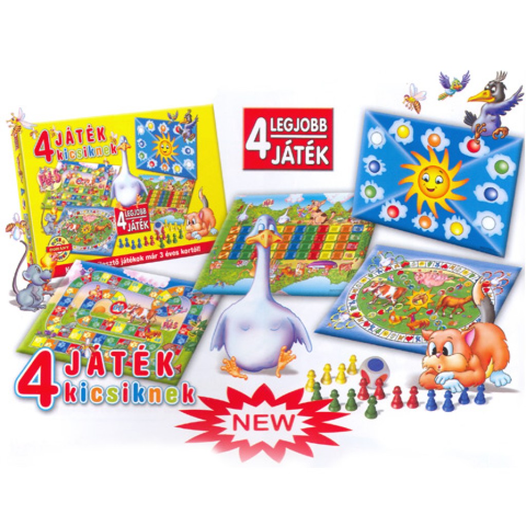 4 najlepsze gry planszowe dla małych dzieci - D-Toys kép 1