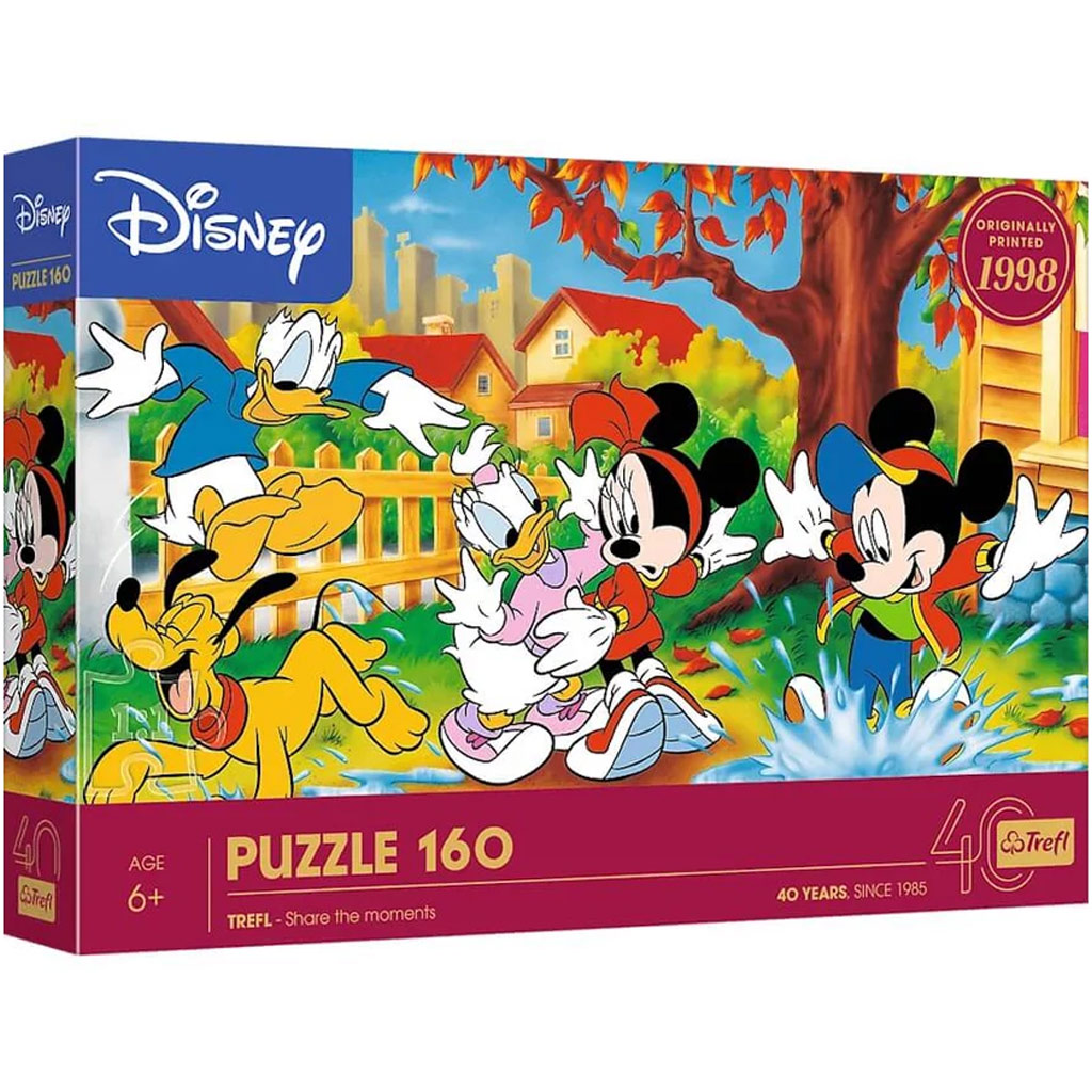 40. rocznica - Puzzle z Myszką Miki, 160 elementów - Trefl kép 1