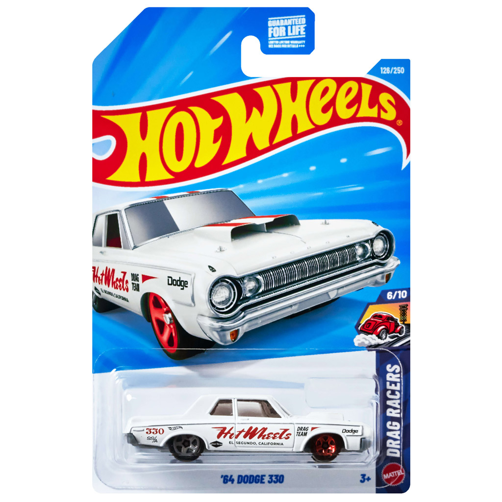 Hot Wheels: '64 Dodge 330 samochód zabawkowy 1/64 - Mattel kép 1