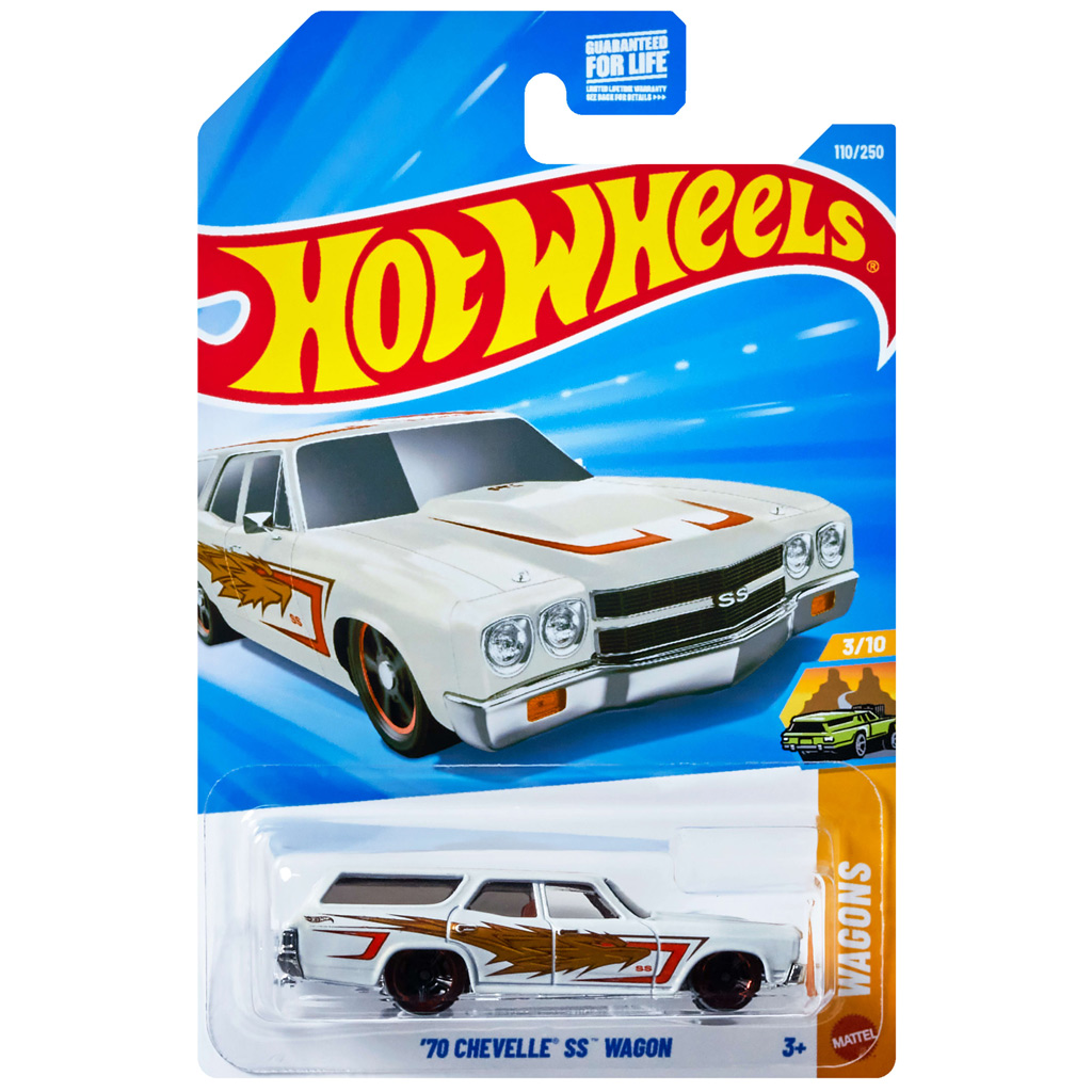 Hot Wheels: '70 Chevelle SS Wagon samochód zabawkowy 1/64 - Mattel kép 1