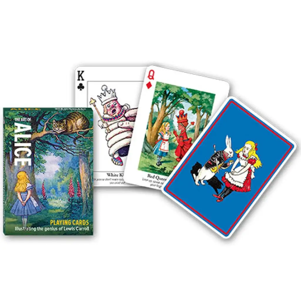 Alice w Krainie Czarów ekskluzywne karty do gry 1x55 - Piatnik kép 1