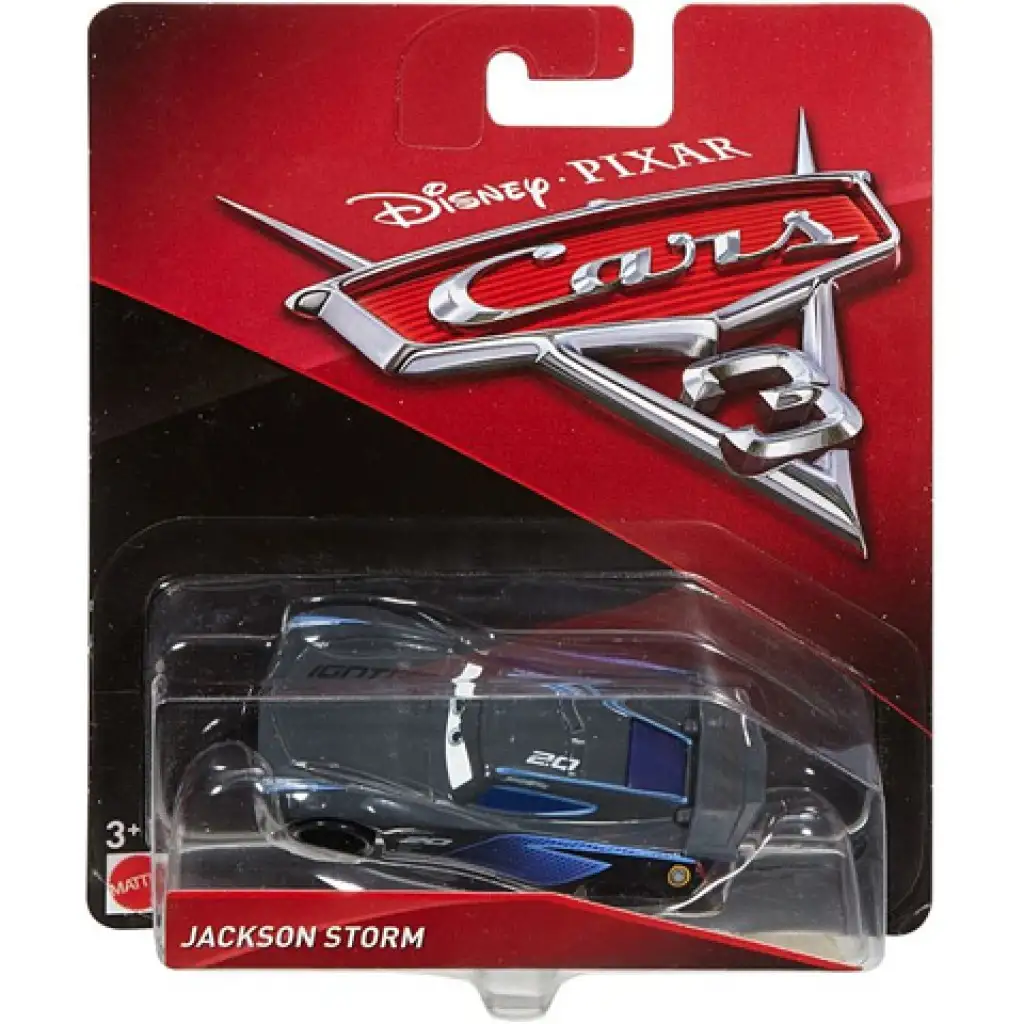 Auta 3: Samochodzik postaci Jackson Storm 1/55 - Mattel kép 1