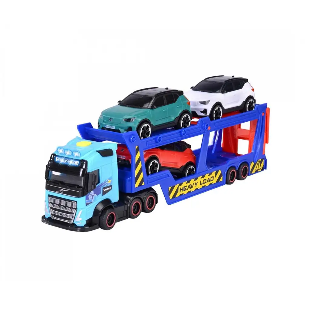 Autotransporter z 3 małymi samochodzikami - Dickie Toys kép 2