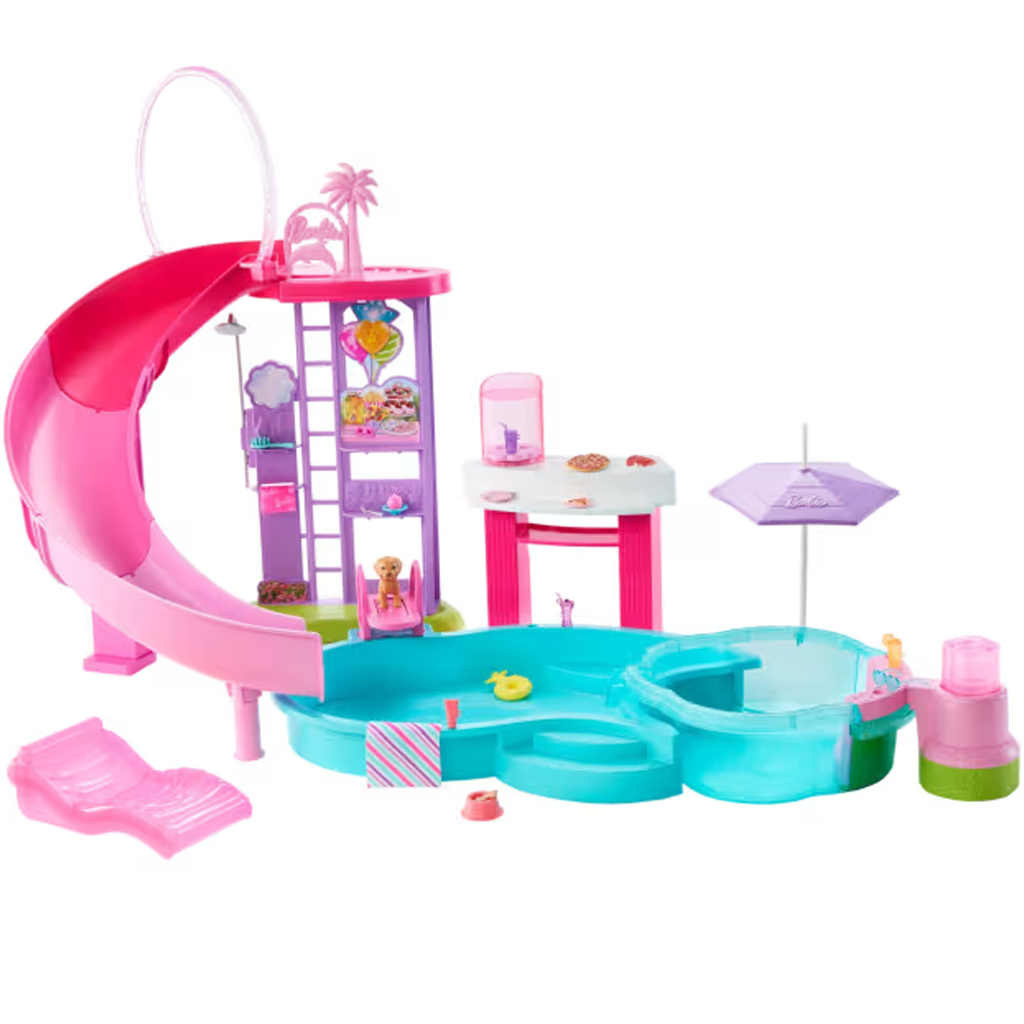 Barbie: Zestaw do zabawy „Basenowy Party” – Mattel kép 2