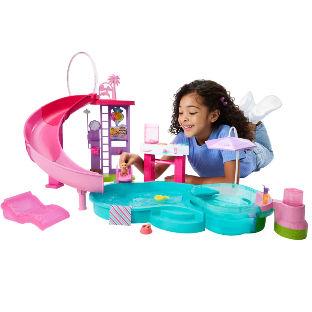 Barbie: Zestaw do zabawy „Basenowy Party” – Mattel kép 3
