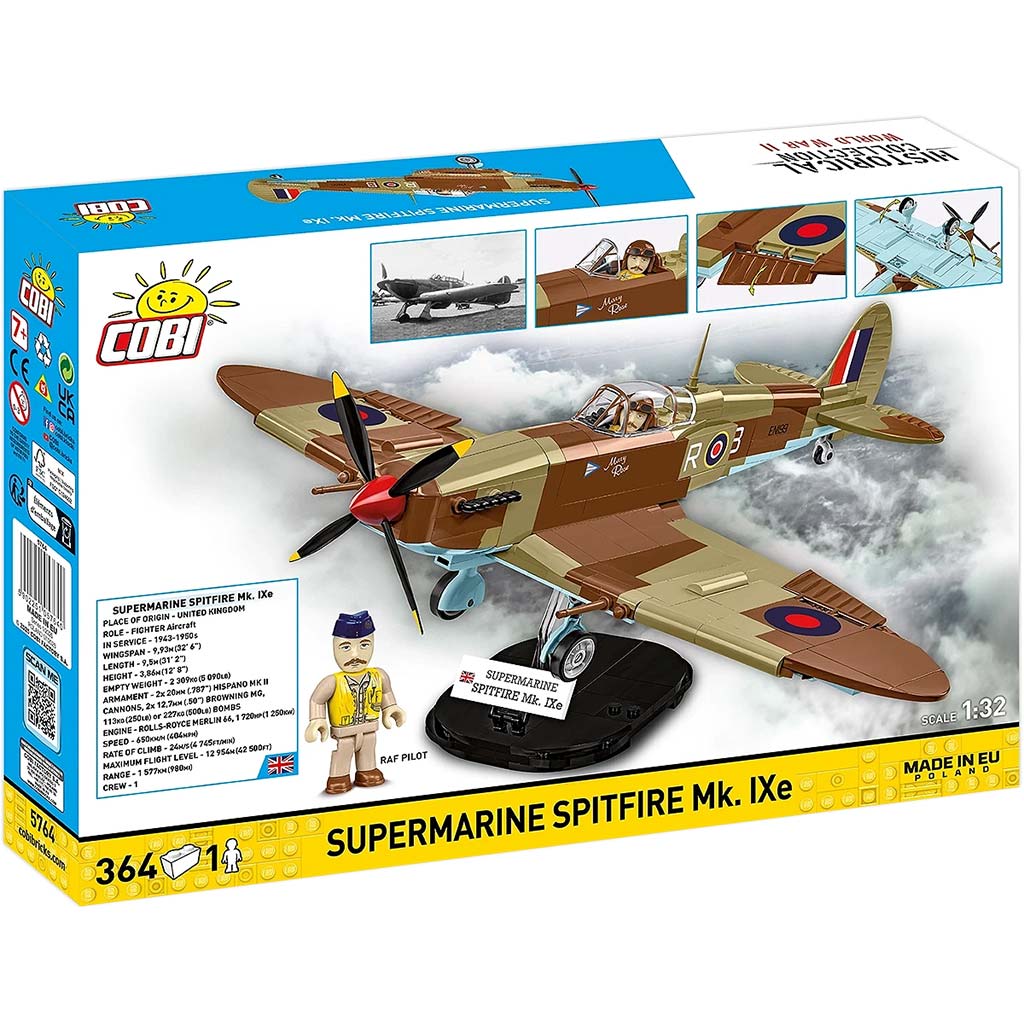 COBI: Model samolotu Supermarine Spitfire Mk. IXe (5764) kép 3