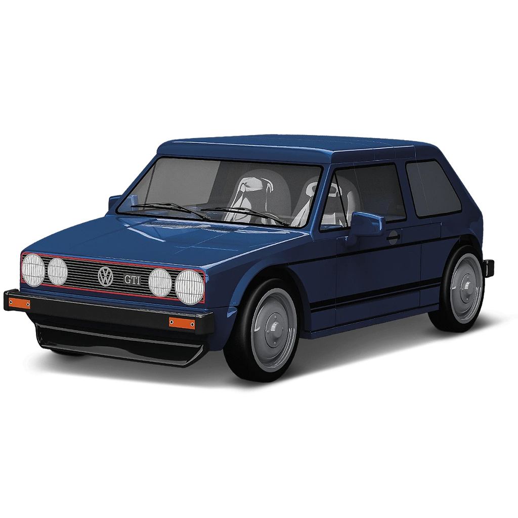 COBI: Niebieska zabawka konstrukcyjna Volkswagen Golf GTI (24615) kép 4
