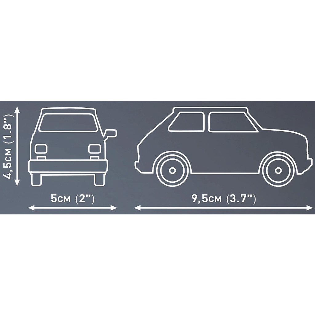 COBI: Polski Fiat 126p Maluch zestaw konstrukcyjny (24530) kép 3