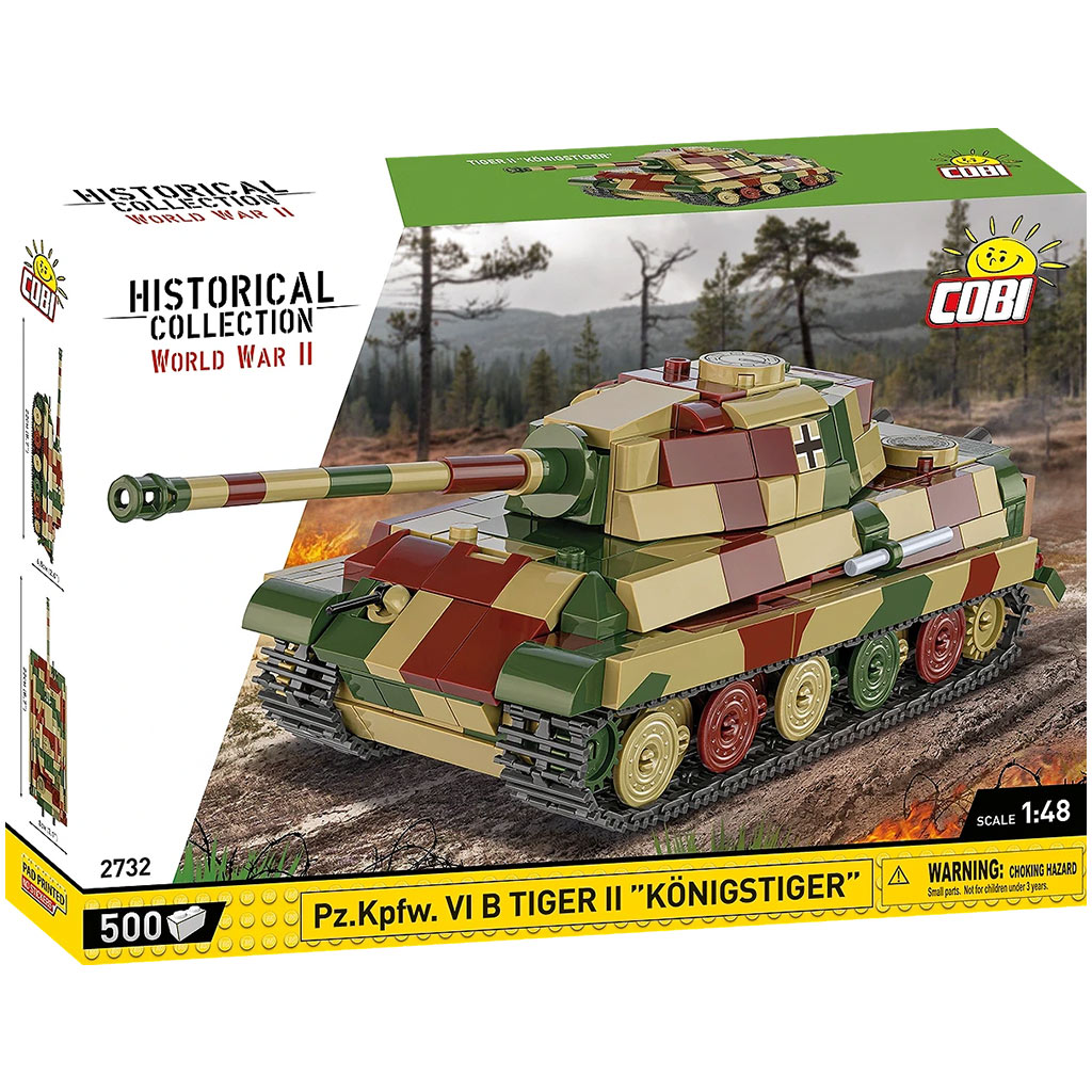 COBI: Pz.Kpfw. VI B Tygrys II „Królewski Tygrys” zestaw konstrukcyjny (2732) kép 1