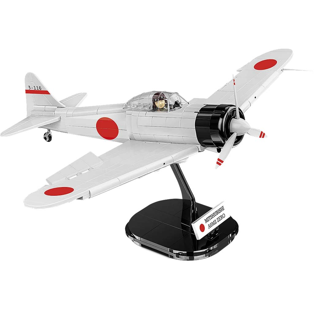 COBI: Samolot Mitsubishi A6M2 Zero‑Sen zestaw klocków (5729) kép 2