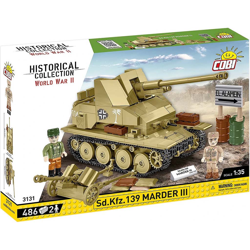 COBI: Sd.Kfz. 139 Marder III zestaw klocków (3131) kép 1
