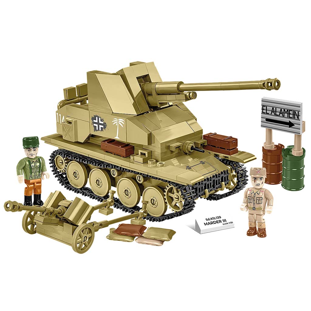 COBI: Sd.Kfz. 139 Marder III zestaw klocków (3131) kép 2