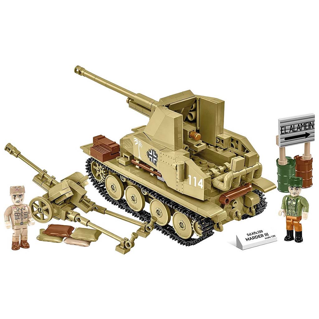 COBI: Sd.Kfz. 139 Marder III zestaw klocków (3131) kép 3