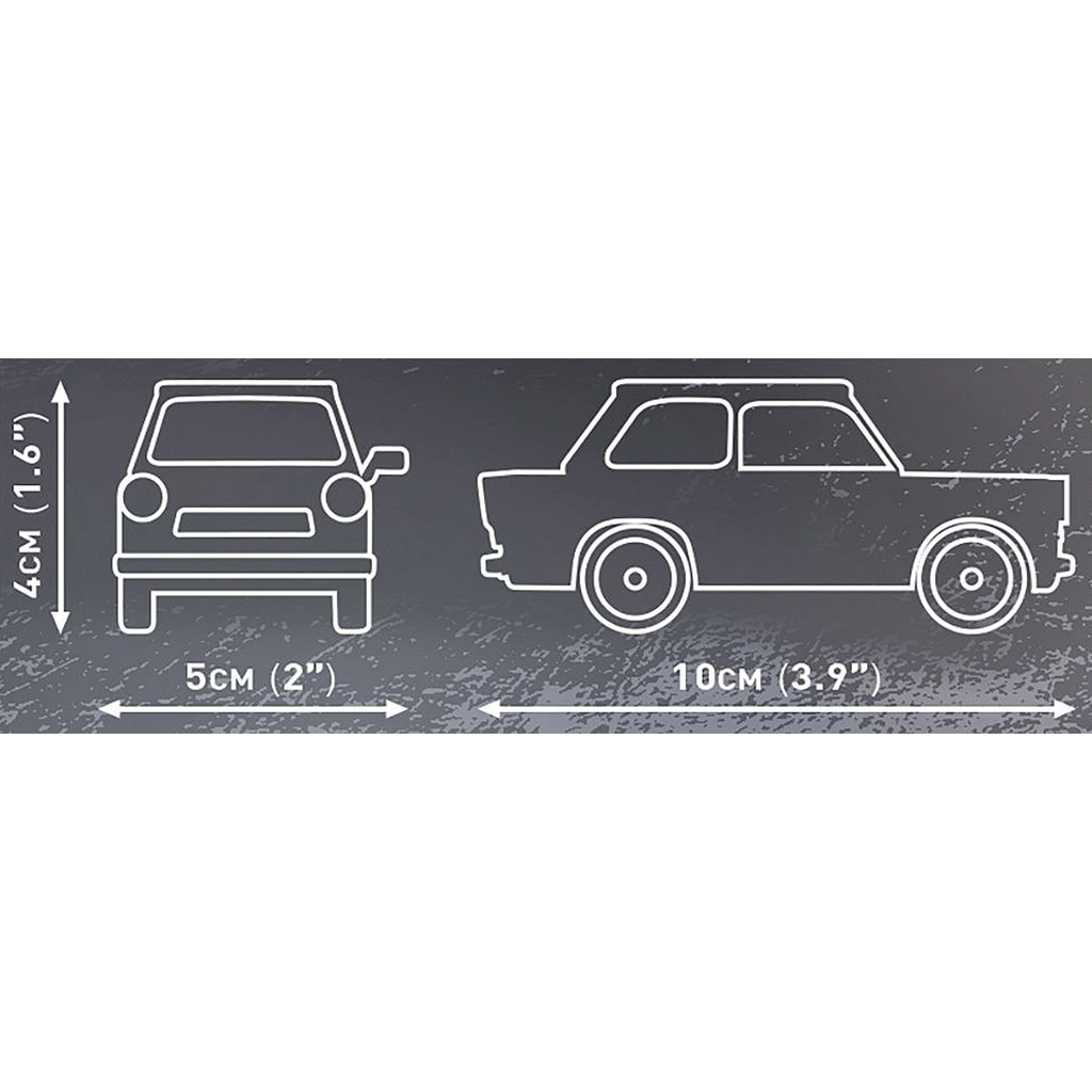 COBI: Zestaw konstrukcyjny Trabant 601 (24539) kép 3