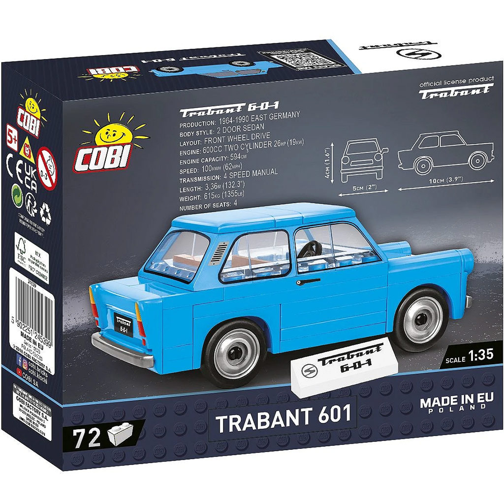 COBI: Zestaw konstrukcyjny Trabant 601 (24539) kép 4