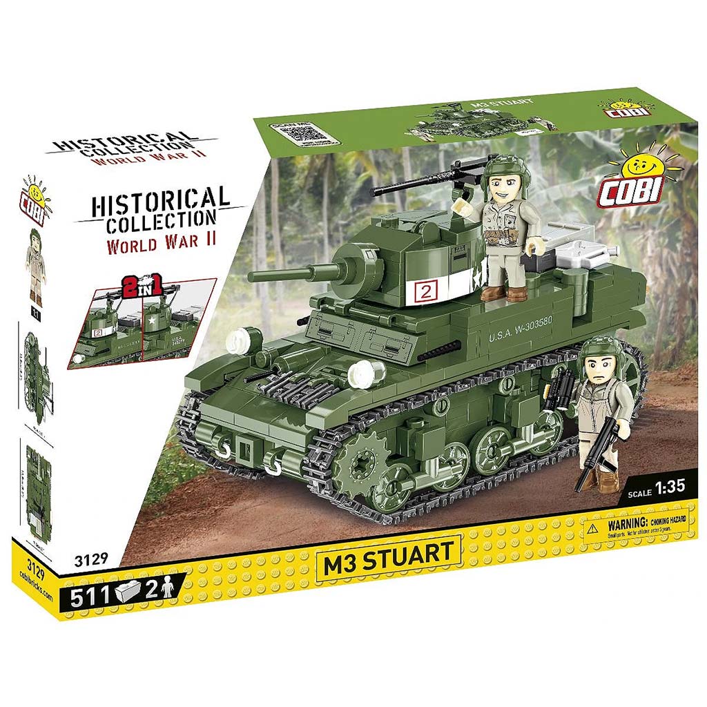 COBI: Zestaw konstrukcyjny czołg M3 Stuart (3129) kép 1