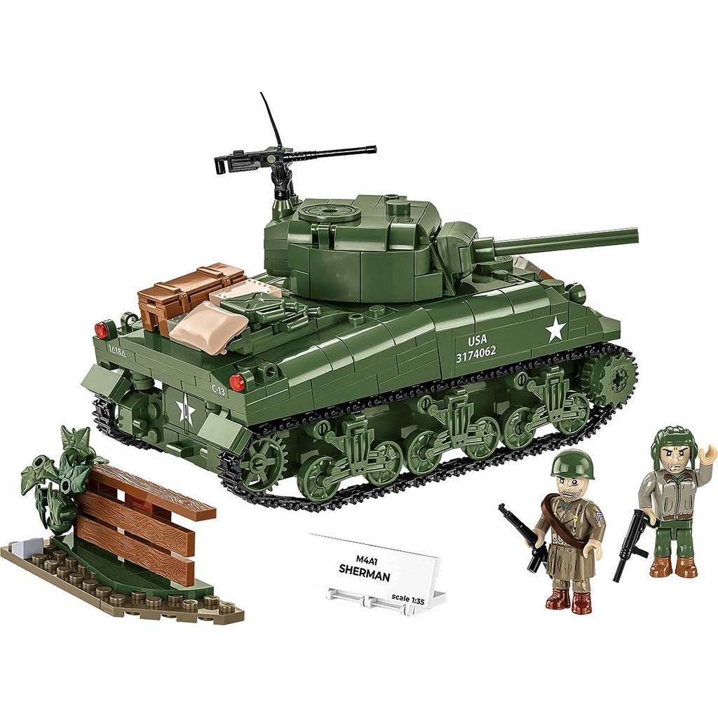 COBI: Zestaw konstrukcyjny czołgu M4A1 Sherman (3126) kép 5