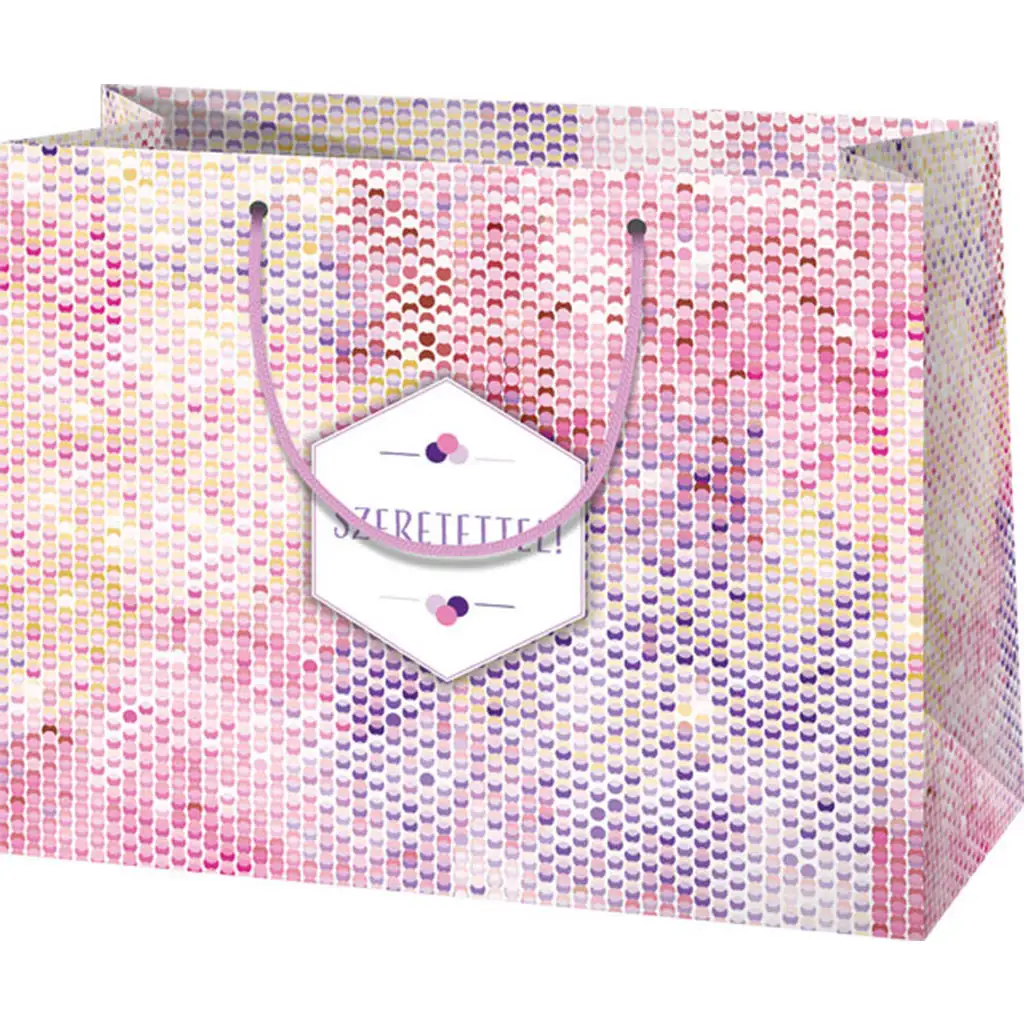 Cardex: "Z miłością!" średnia torba na prezent 17x10x23cm kép 1