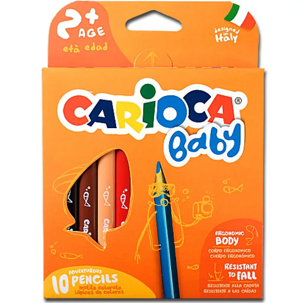 Carioca: Zestaw 10 ołówków dla dzieci kép 1