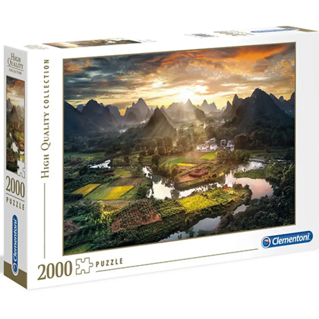 Chiński krajobraz HQC puzzle 2000 elementów - Clementoni kép 1
