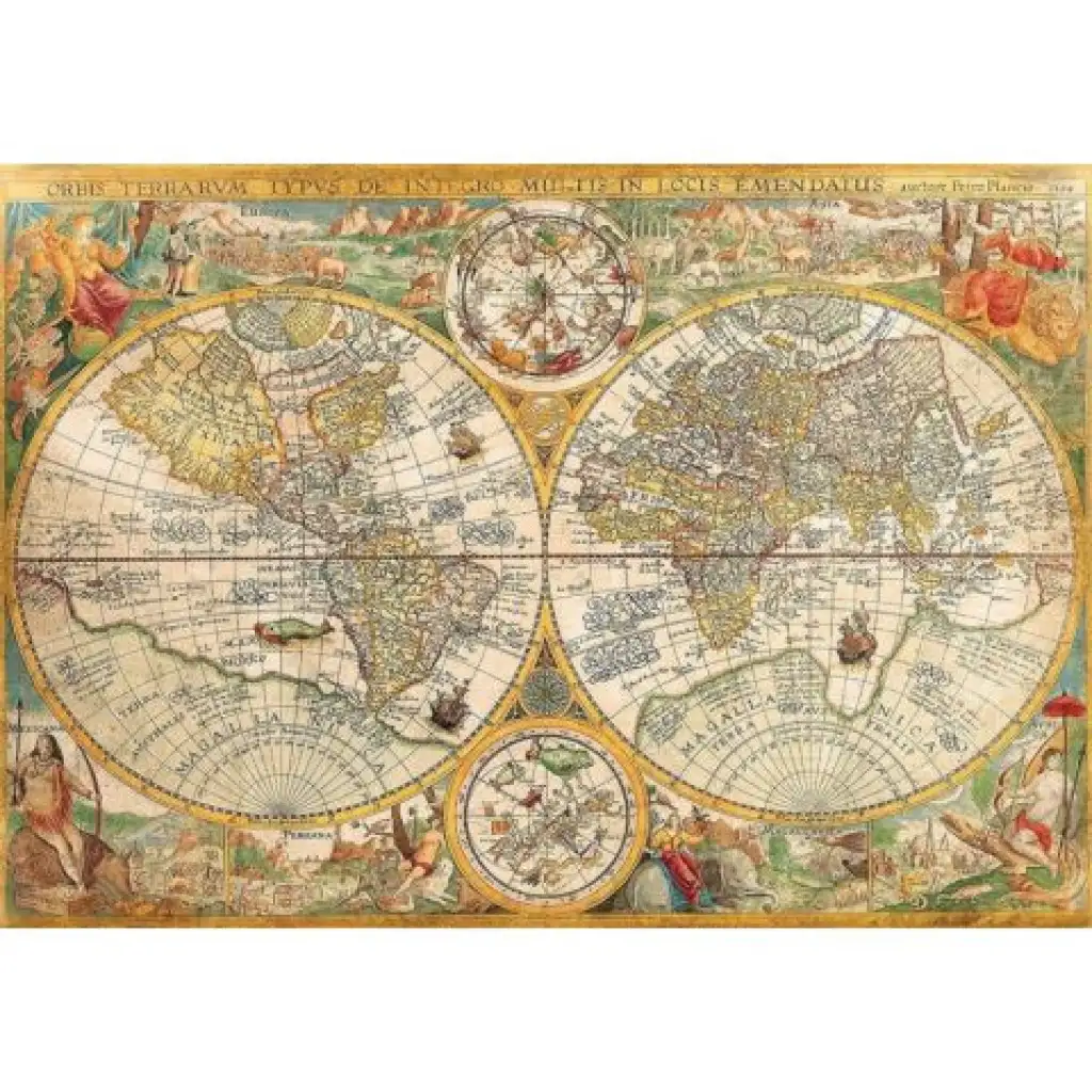 Clementoni: Antyczna mapa - puzzle 2000 elementów - High Quality Collection kép 2