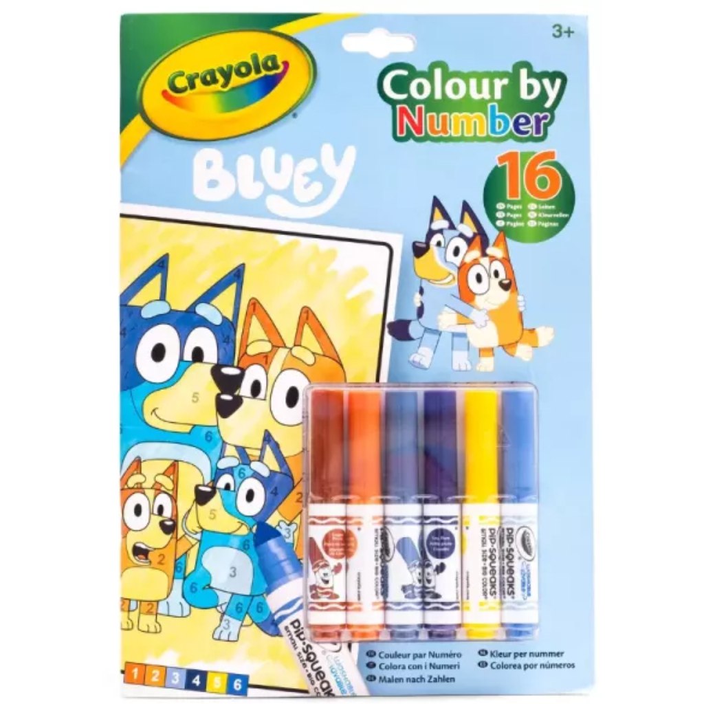 Crayola: Kolorowanka według numerów - Bluey kép 1