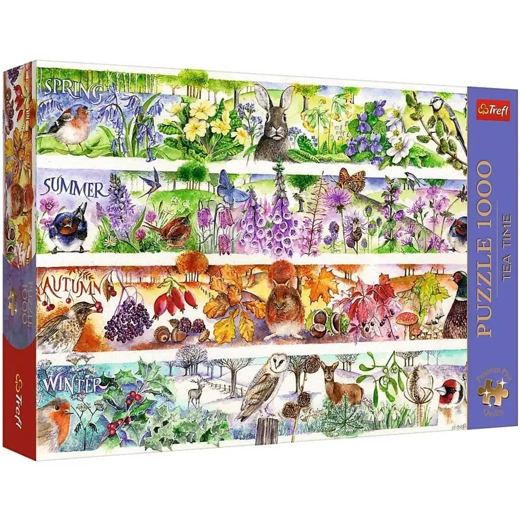Cztery pory roku premium plus puzzle 1000 elementów - Trefl kép 1