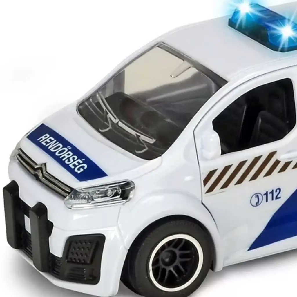 Dickie SOS seria: Citroen SpaceTourer radiowóz z radarem - Simba toys kép 3