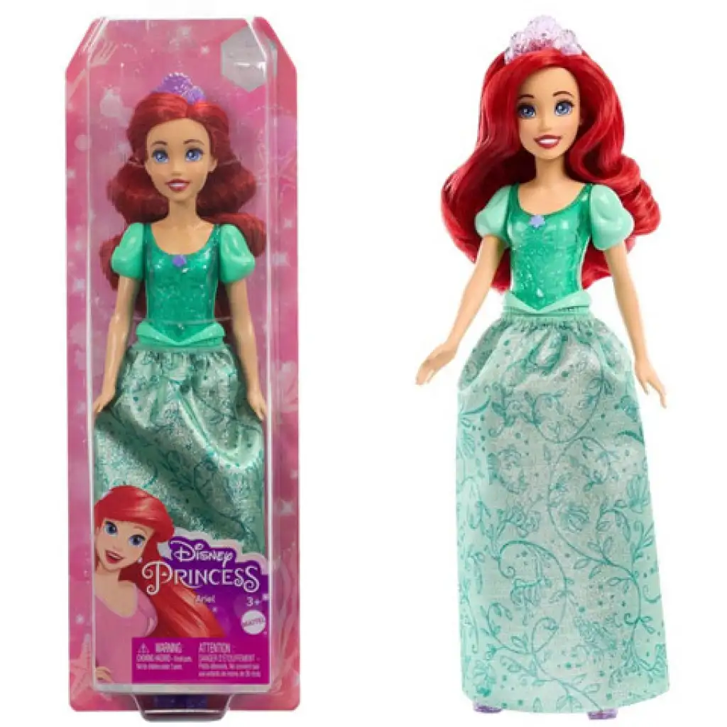 Disney Księżniczki: Lśniąca Księżniczka Ariel lalka - Mattel kép 1