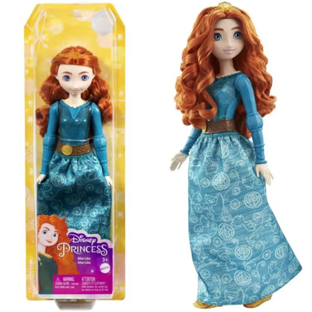 Disney Księżniczki: Lśniąca Księżniczka Merida lalka - Mattel kép 1